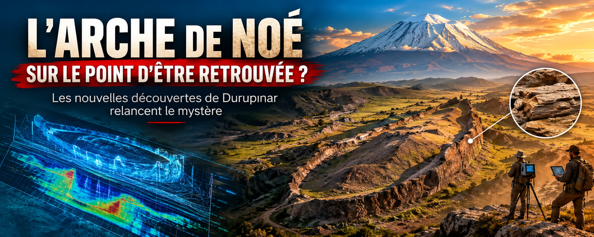 L’Arche de Noé sur le point d’être retrouvée ? Les nouvelles découvertes de Durupınar relancent le mystère
